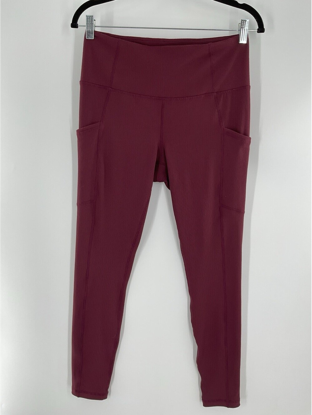 Lukka Lux Women’s Leggings Size Medium Burgundy 123